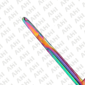 กรรไกรเย็บแผล AHI Surgical Mayo รุ่น AS-SS-0002 สีรุ้ง ผลิตจากเหล็กกล้าไร้สนิมเยอรมัน คุณภาพทางการแพทย์ ใช้ซ้ำได้ ได้รับการรับรองมาตรฐาน CE ระดับ Class I - Product Image 2