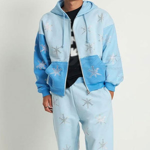 Sudaderas con Pedrería para Hombre, Elegantes, Modernas, Brillantes, Casuales, con Cierre - Product Image 3