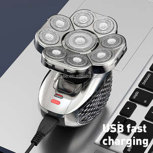 Kit de rasoir électrique étanche à 9 lames rasoir rotatif flottant avec corps en fil de fer barbelé pour rasage de voiture Bikini barbe toilettage - Product Image 3