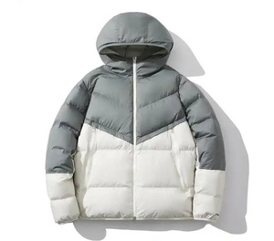 Chaqueta acolchada para hombre al por mayor, para invierno, personalizada, informal, para exteriores, a prueba de viento, con cierre de cremallera y bolsillos laterales, abrigo para hombre - Product Image 4