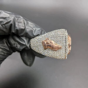 Anillo de Moissanita VVS de Corte Princesa de Calidad Premium, Chapado en Oro, con Claridad y Brillo Deslumbrantes, Anillo de Compromiso Perfecto, Precio de Exportación - Product Image 4