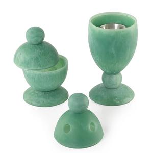 Best quality Handmade Wooden Resin Bakhoor Holder Luxury Incense Burner for Home <b>Decor</b> Aromatherapy and Traditional Fragrance Us - Product Image 1