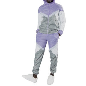Survêtement streetwear personnalisé à fermeture éclair pour homme, coupe-vent imperméable en nylon et polyester avec éléments réfléchissants - Product Image 6