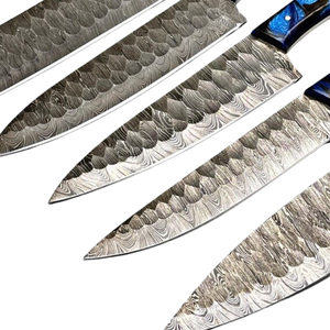 Ensemble de couteaux de chef pour restaurant avec couteaux de coupe professionnels pour hacher, trancher la viande, les légumes et la préparation des aliments - Product Image 4