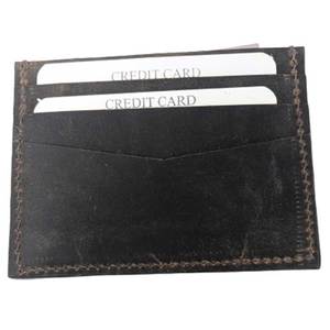 Brown Vintage Leather <b>Card</b> <b>Holder</b> <b>Wallet</b> Slim Minimalist <b>Wallet</b> <b>for</b> Men Manufacturer India at wholesale price - Product Image 1