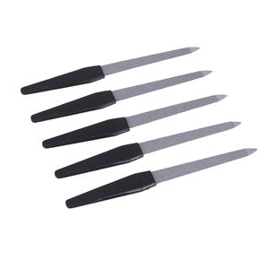 Lime à ongles professionnelle double face en acier inoxydable avec double surface - Product Image 6