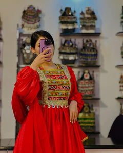 Vestido Étnico Afgano Kuchi Hecho a Mano, Diseño Moderno y Personalizado, Ropa Tradicional Pakistaní para Mujer - Product Image 2