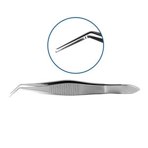 Pinzas de Capsulorrexis Utrata de Alta Calidad, 11 mm de Longitud, Acero Inoxidable - Product Image 1