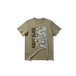 Camiseta Moderna para Hombre con Estampado, Ligera, Cuello Redondo, para Tiendas y Uso Diario, Venta en Línea - Product Image 1