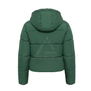 Modern <b>Women</b> Cropped Puffer <b>Jacket</b> With Adjustable Details <b>Lightweight</b> Outerwear For Winter Fashion And Urban Lifestyle - Product Image 2