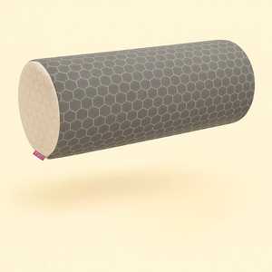 Premium Memory Foam Round <b>Bolster</b> <b>Pillow</b> with Soft Microfiber Cover Custom Size for Sleeping and Neck Back Lumbar Support - Product Image 5