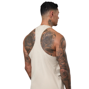 Custom Breathable Mens 180g Heavyweight Cotton Oversized <b>Tank</b> <b>Top</b> Front Gym Workout Fitness Streetwear Casual Summer <b>Loose</b> Fit - Product Image 2