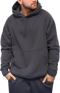 Chándal de algodón personalizado de 400 g/m² para hombre, con capucha y cremallera, pantalones con logo bordado, verde oliva, paneles beige, ropa deportiva urbana. - Product Image 4