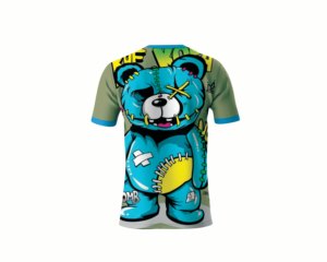 เสื้อยืดแฟชั่นโพลีเอสเตอร์คอกลมแขนสั้นพิมพ์ลายตามสั่ง - Product Image 6