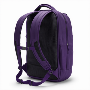 Sac à dos de sport violet avec compartiment à chaussures et rangement pour accessoires – Vente en gros - Product Image 3