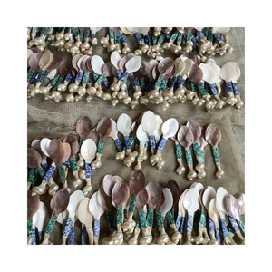 Cuillère en coquillage naturel, vaisselle artisanale en coquillages pour la cuisine, la salle à manger et les restaurants - Product Image 6