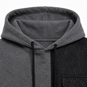 Sudadera con Capucha para Hombre, Invierno, Corte Regular, Tejida, con Bolsillo Frontal, Diseño Gráfico en el Pecho, 100% Algodón, 350 gramos - Product Image 5