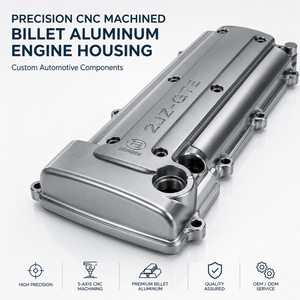Fabrication OEM de composants de carter moteur <span class=keywords><strong>automobile</strong></span> en aluminium usiné CNC 5 axes de haute précision sur mesure - Product Image 1