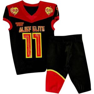 Derniers modèles d'uniformes d'entraînement de football américain avec protections pour hommes, sublimation OEM, uniformes américains personnalisés en spandex - Product Image 2