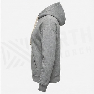 Sweat à capuche oversize pour femme, coupe ample, épaules tombantes, motif uni, impression de logo personnalisée, streetwear, haut de qualité supérieure - Product Image 3