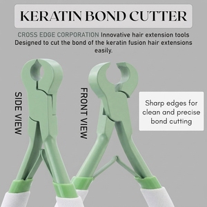 Herramienta para Romper Extensiones de Cabello, Cortador de Queratina, Alicates de Acero Inoxidable con Borde Afilado para Remover Adhesivo Rápidamente - Product Image 4