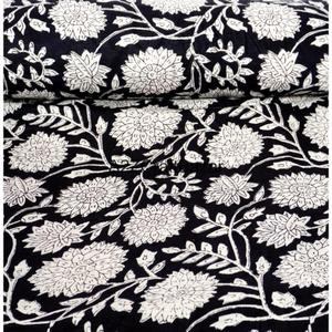 Tela 100% Algodón Puro, Ecológica, Tejida, de Secado Rápido, Transpirable, Ligera, con Estampado de Bloques, para Mujeres y Niñas - Product Image 2