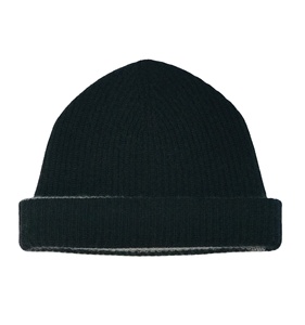 Luxurious Men's Winter <b>Beanie</b> Soft Cashmere Wool Hand-Knitted Ribbed Knitted Border Multi-Wear Folded Pattern Warm Winter - Product Image 5