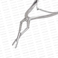 Pinces Jansen Middleton 19,5 cm, embout de 4 mm x 18 mm et grandes mèches fenêtrées pour polypes nasaux et turbinate, instruments ORL et rhinologie