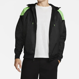 Veste coupe-vent imperméable pour homme, personnalisée OEM, légère, grande taille, tricotée avec fermeture éclair, pour l'hiver - Product Image 4