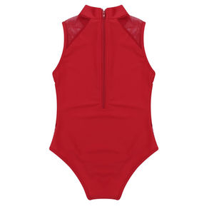 Leotardo de Ballet sin Mangas de Malla Elástica de Alta Calidad con Logotipo Personalizado, Servicio OEM, para Niñas, Adultos, Entrenamiento de Equipo, Gimnasia - Product Image 4