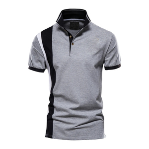 เสื้อโปโลสั่งทำจำนวนมากสำหรับผู้ชาย เสื้อโปโลแขนสั้นผ้าฝ้าย OEM สำหรับการพัฒนาแบรนด์เสื้อผ้า - Product Image 5