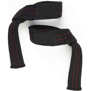 Correas de elevación de algodón resistentes personalizadas con acolchado de neopreno para hombres y mujeres, correas de levantamiento de pesas para entrenamiento físico a granel - Product Image 1