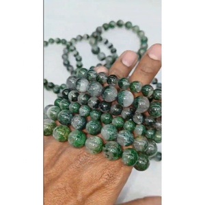 Natural Gemstone Green Garden Quartz Handmade Free Size Beads <b>Bracelet</b> Gorgeous Pieces <b>Healing</b> Semi-Precious Stone Crafts Easter - Product Image 2