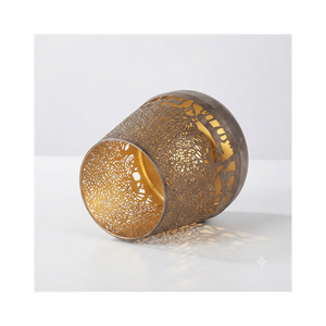 เชิงเทียนโลหะดีไซน์ทันสมัยสีทองคุณภาพสูงสำหรับงานแต่งงาน งานเลี้ยง และตกแต่งโรงแรม - Product Image 3