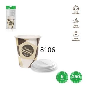 Bicchieri di Carta Monouso da 250cc VASO CARTON Categoria Prodotti - Product Image 3