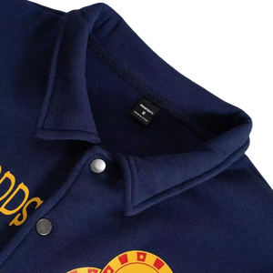 Blouson en cuir personnalisé pour homme, style universitaire, avec patch brodé, service d'échantillons OEM/ODM disponible en usine - Product Image 5