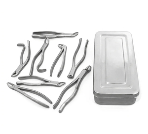 ชุดถอนฟันพร้อมคีมและถาด ชุดถอนฟันแบบแมนนวล เครื่องมือผ่าตัดสแตนเลส - Product Image 4