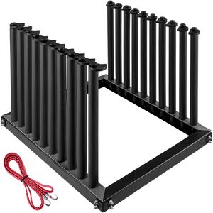 Portapacchi in Acciaio a 5 Ripiani per Parabrezza di Camion con PVC, Altezza 24 Pollici, Accessorio per il Controllo del Carico - Product Image 1