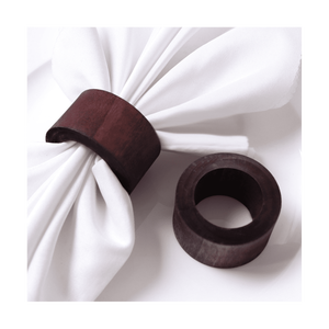 Elegant Handcrafted <b>Wooden</b> Napkin Ring Holders for <b>Dining</b> <b>Table</b> Décor and <b>Rustic</b> Home Kitchen Accessories - Product Image 3