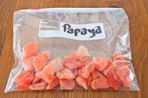 Frutas naturales Topping Papaya congelada Exportación a granel a precio asequible y mejor oferta - Product Image 2