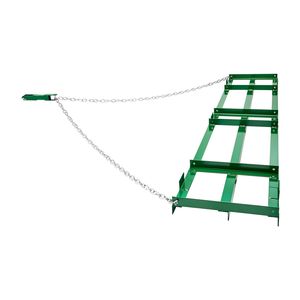 Erpice a barre pesanti da 8 piedi con barre regolabili, catena da 72 pollici, per uso agricolo, trainabile, azionato da motore, livellatrice per vialetti, rastrello per paesaggistica - Product Image 1