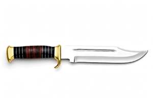 Handcrafted Stainless Steel Kitchen <b>Carving</b> Knife Stacked <b>Wood</b> Handle Prep <b>Tool</b> - Product Image 3
