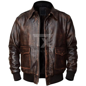 Men's Genuine <b>Leather</b> <b>Jacket</b> Breathable Slim Fit Men's <b>Leather</b> Fashion Men Bomber <b>Leather</b> <b>Jacket</b> - Product Image 5