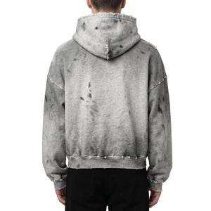 Sweat-shirts à capuche oversize pour femmes et couples, pulls épais vintage délavés à l'acide 2026 - Product Image 4