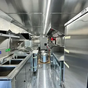Camión de Comida Móvil Multifuncional Personalizable, Remolque de Comida Callejera Popular, Vehículo Comercial de Aluminio - Product Image 2