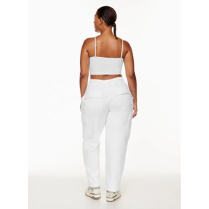Pantalon cargo décontracté d'hiver pour femme, style streetwear, tie-dye, en tissu polyester/coton, respirant, pour le yoga et la détente - Product Image 2