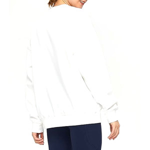 เสื้อสเวตเชิ้ตผู้หญิง คอกลม ผ้าฟลีซ ทรงหลวม นุ่มสบาย โอเวอร์ไซส์ สวมใส่สบายๆ อบอุ่น เหมาะสำหรับใส่ทุกวัน สไตล์สตรีทแวร์ - Product Image 2