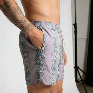 Shorts cargo confortables et extensibles pour hommes, avec poche zippée, séchage rapide, respirants, pour l'entraînement, boardshorts - Product Image 3