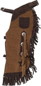 Pantalones de Cuero Premium Estilo Western para Montar a Caballo, Duraderos y Cómodos, Ajuste Ajustable, Hechos a Mano para Equitación y Rodeo - Product Image 2