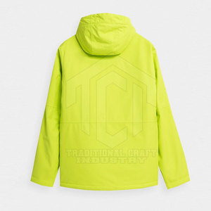 Nouvelle arrivée : veste de ski d'hiver avec tissu imperméable, capuche respirante, logo sur le devant, pour homme, usage extérieur - Product Image 2